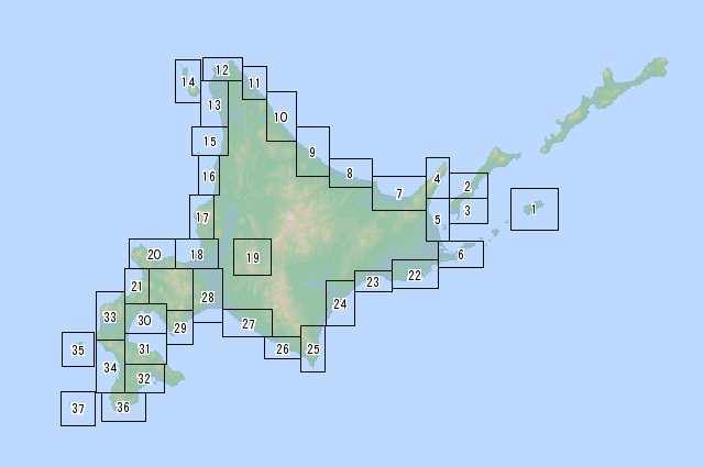 メモ ネットで見れる 伊能大図 の北海道 日記的な何か